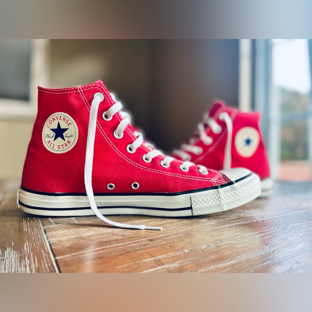 Converse All Star Mens Chuck Taylor All Star High Top red men’s sz 10.5